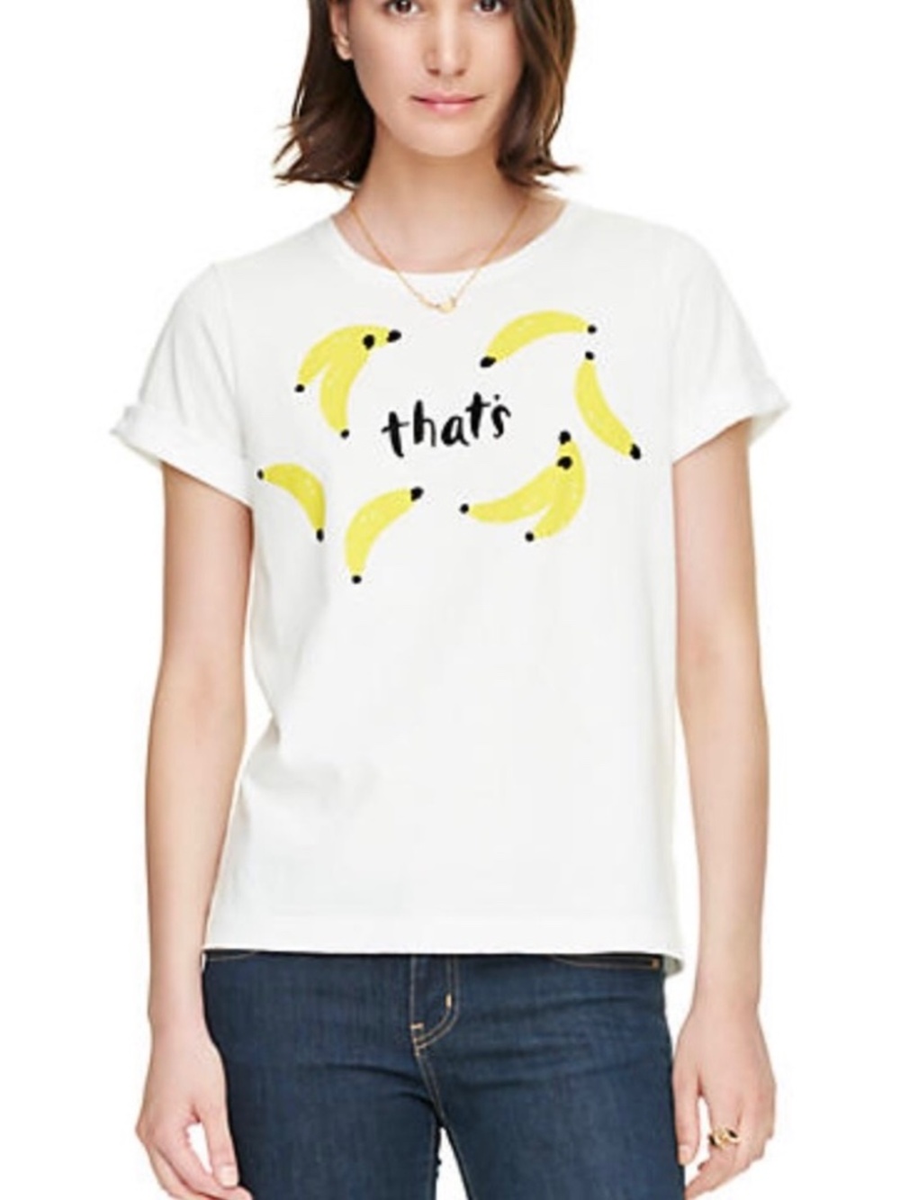 Kate Spade Broome Street X Collection “That’s Bananas” Graphic T-Shirt